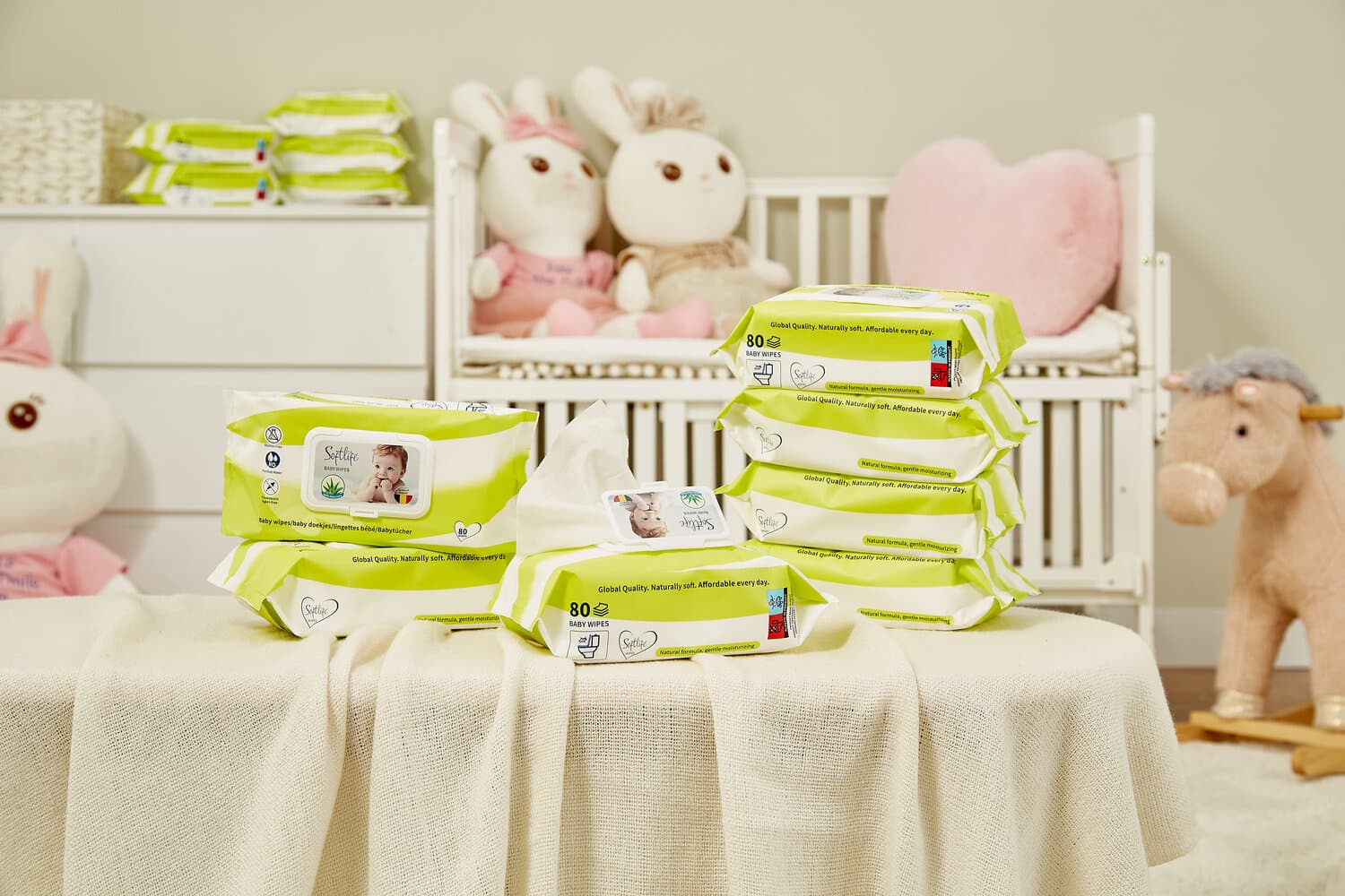 Organic Baby Wipes with Aloe Vera